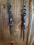 Iron Candle Scribe Necklace