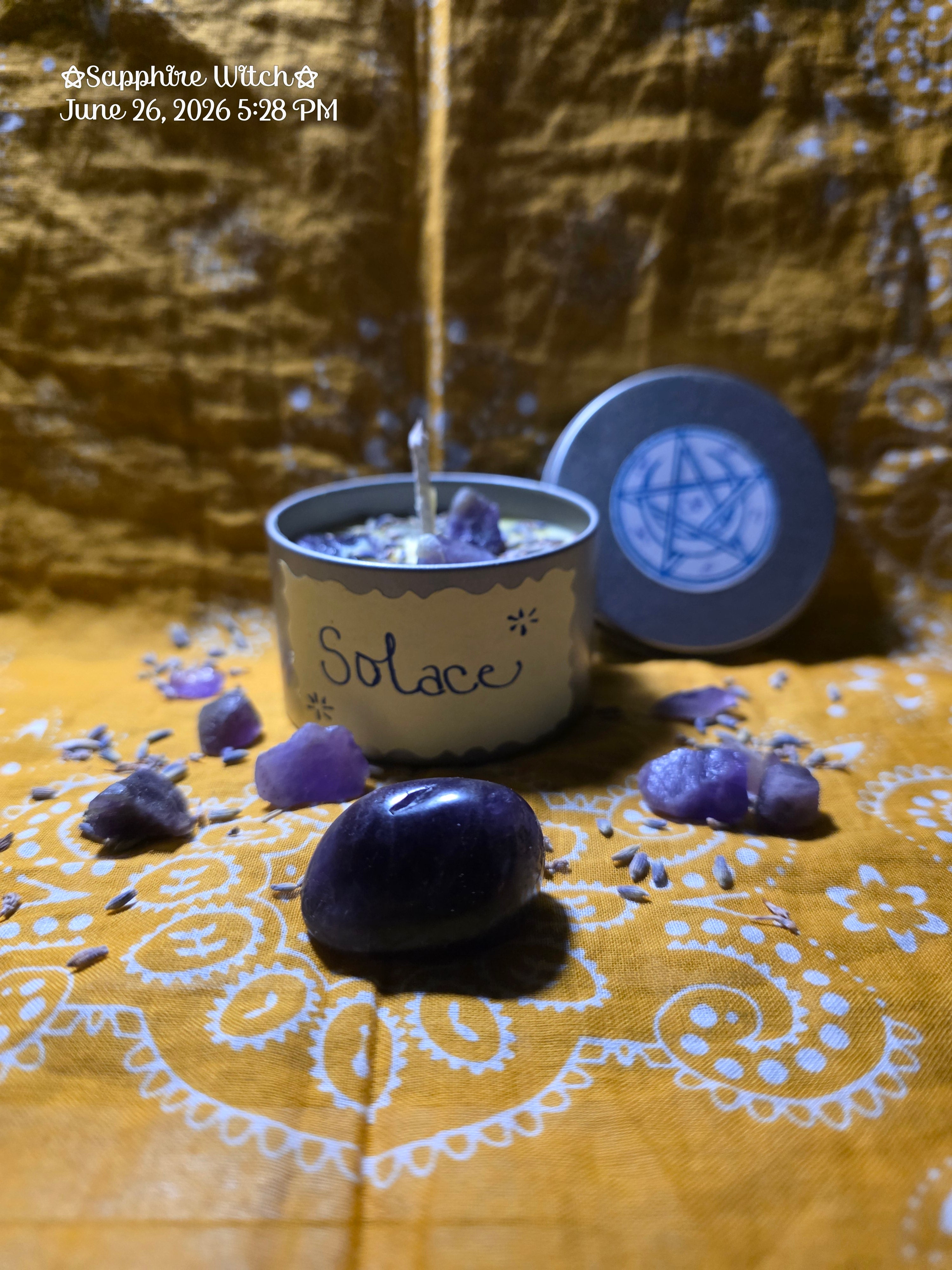 Solace Peace Spell Candle