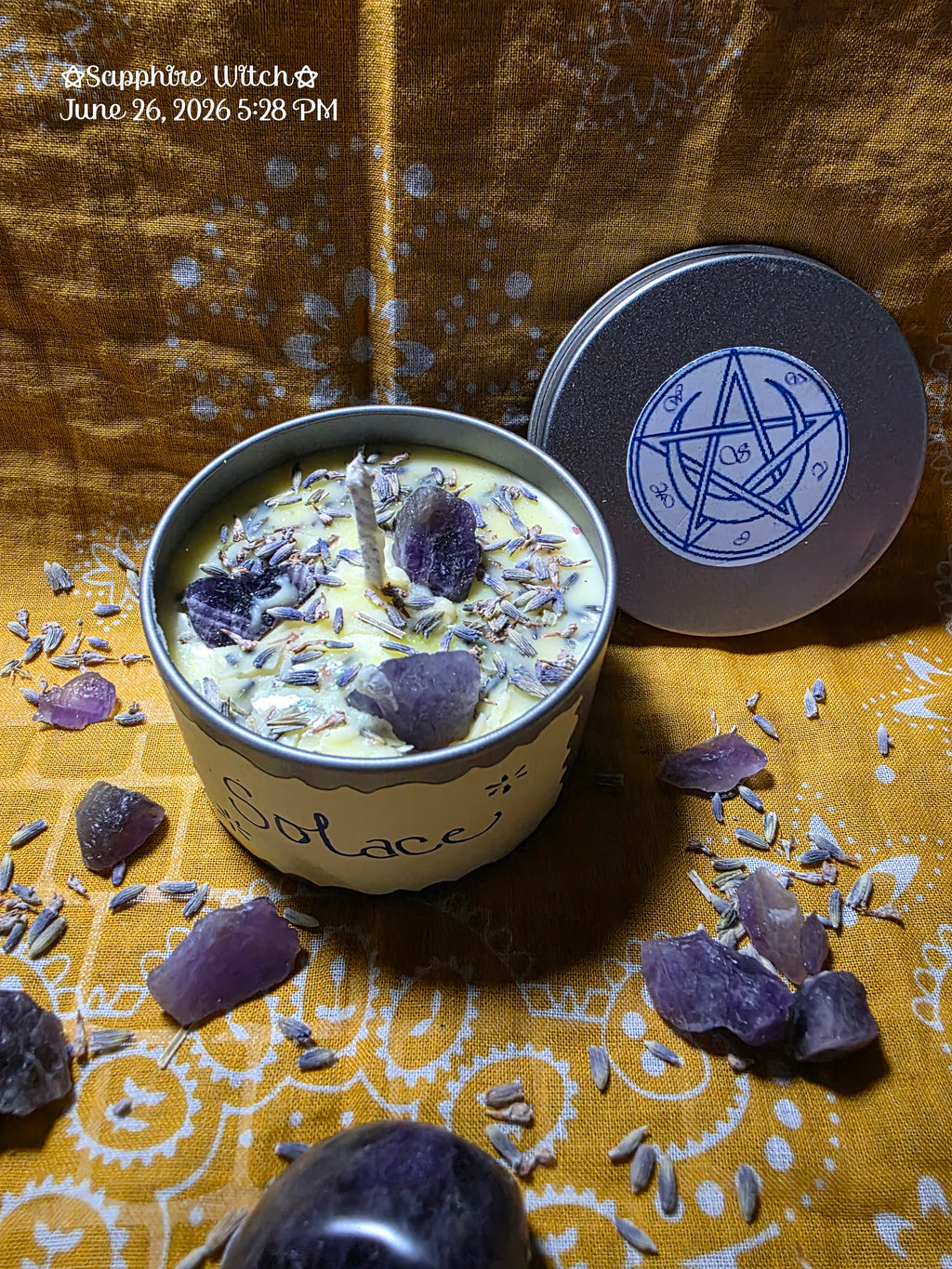 Solace Peace Spell Candle