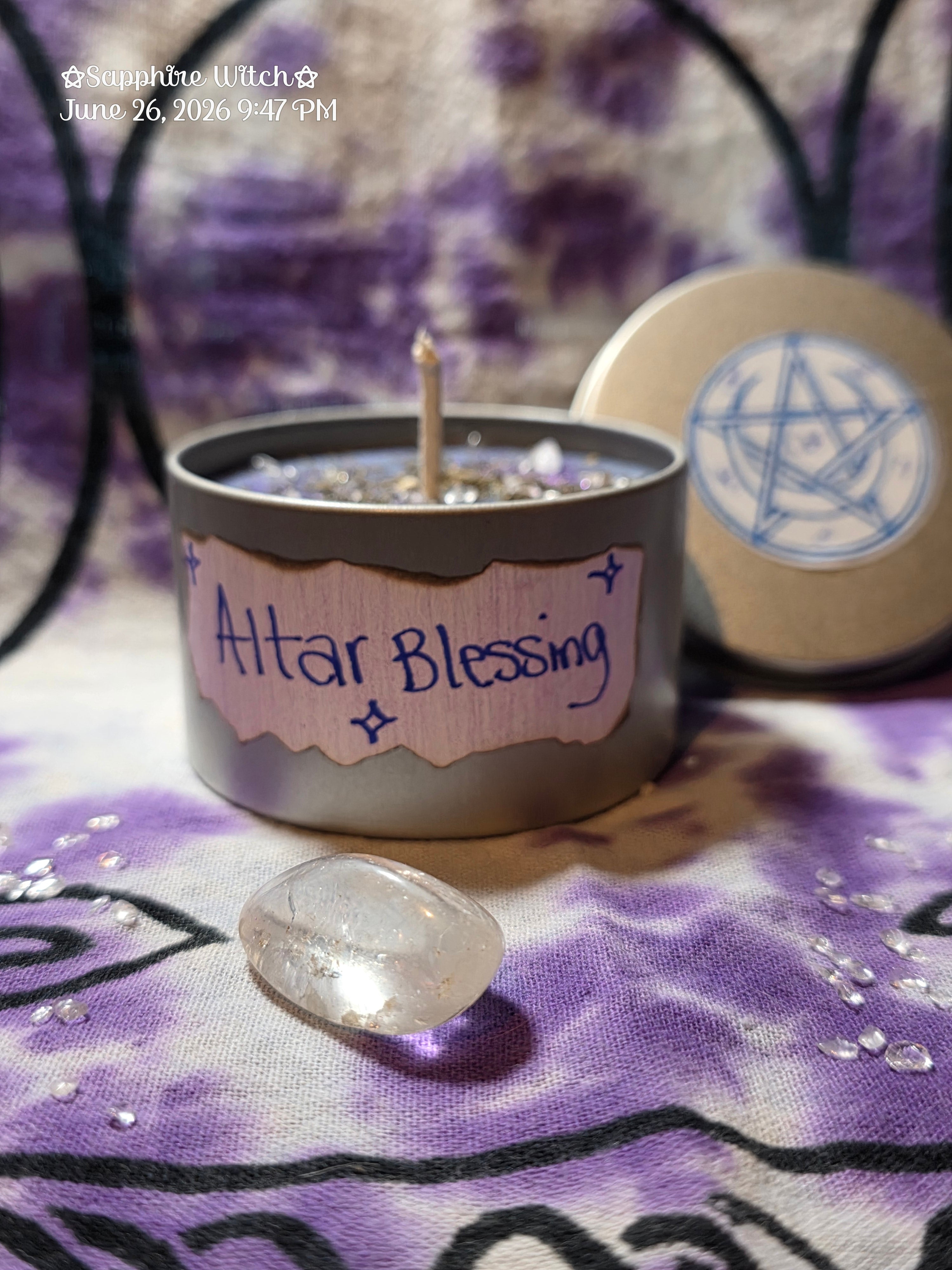 Altar Blessing Spell Candle