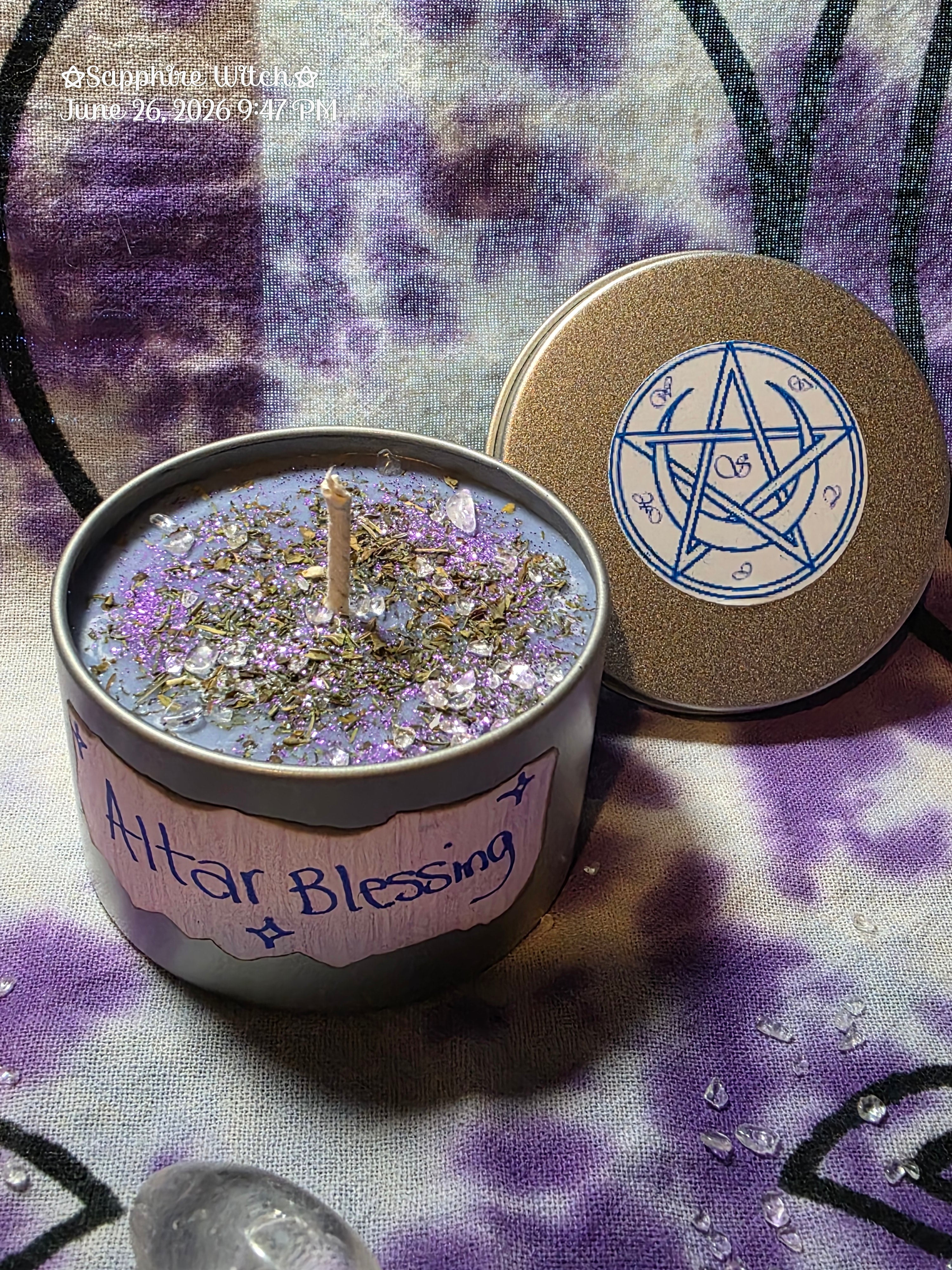 Altar Blessing Spell Candle
