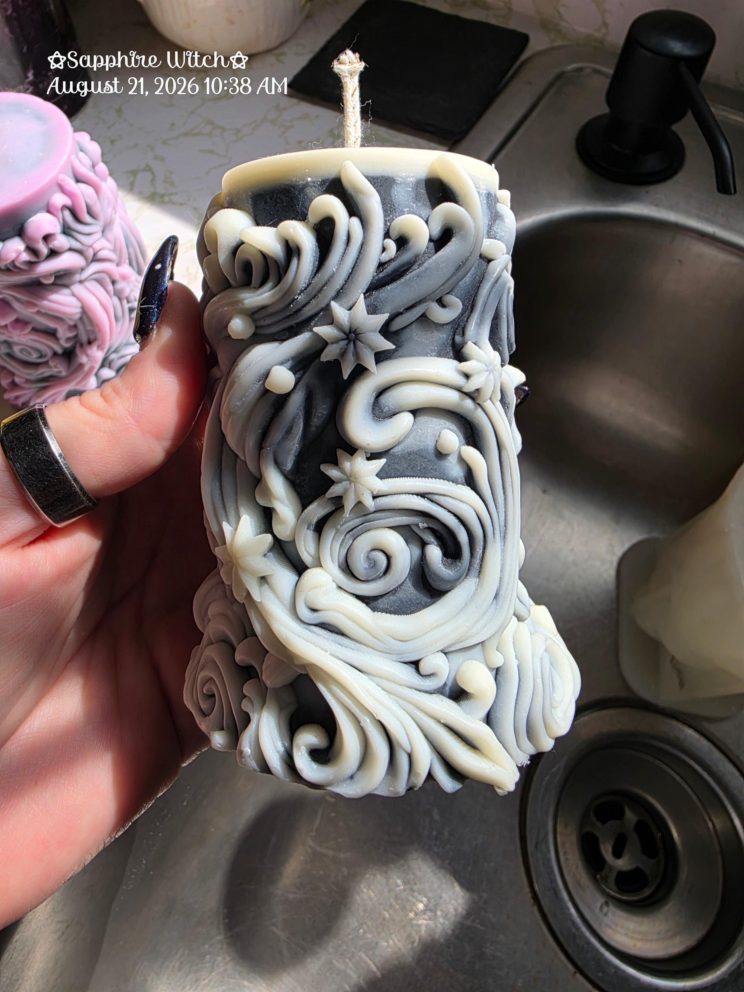 Filigree Candle