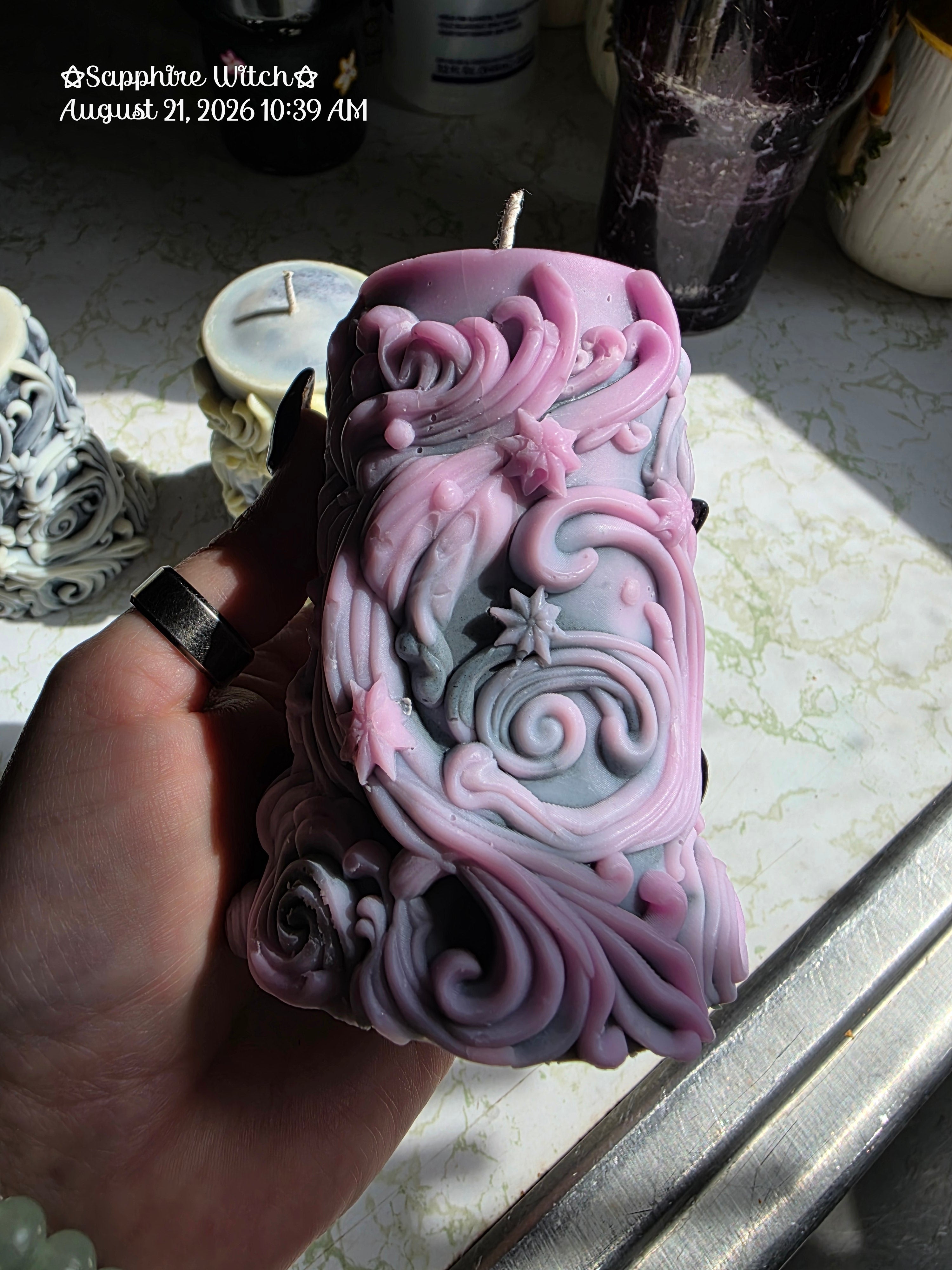 Filigree Candle