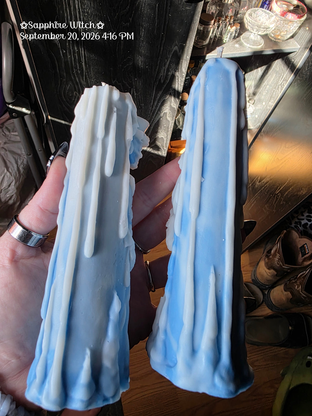 Skeleton Bride & Groom Candles