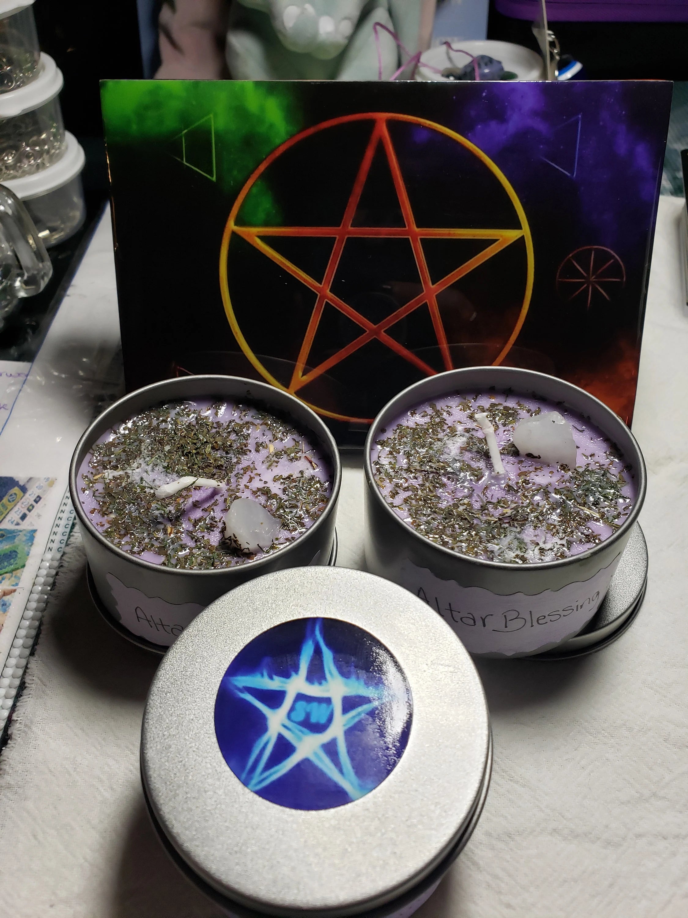 Altar Blessing Spell Candle