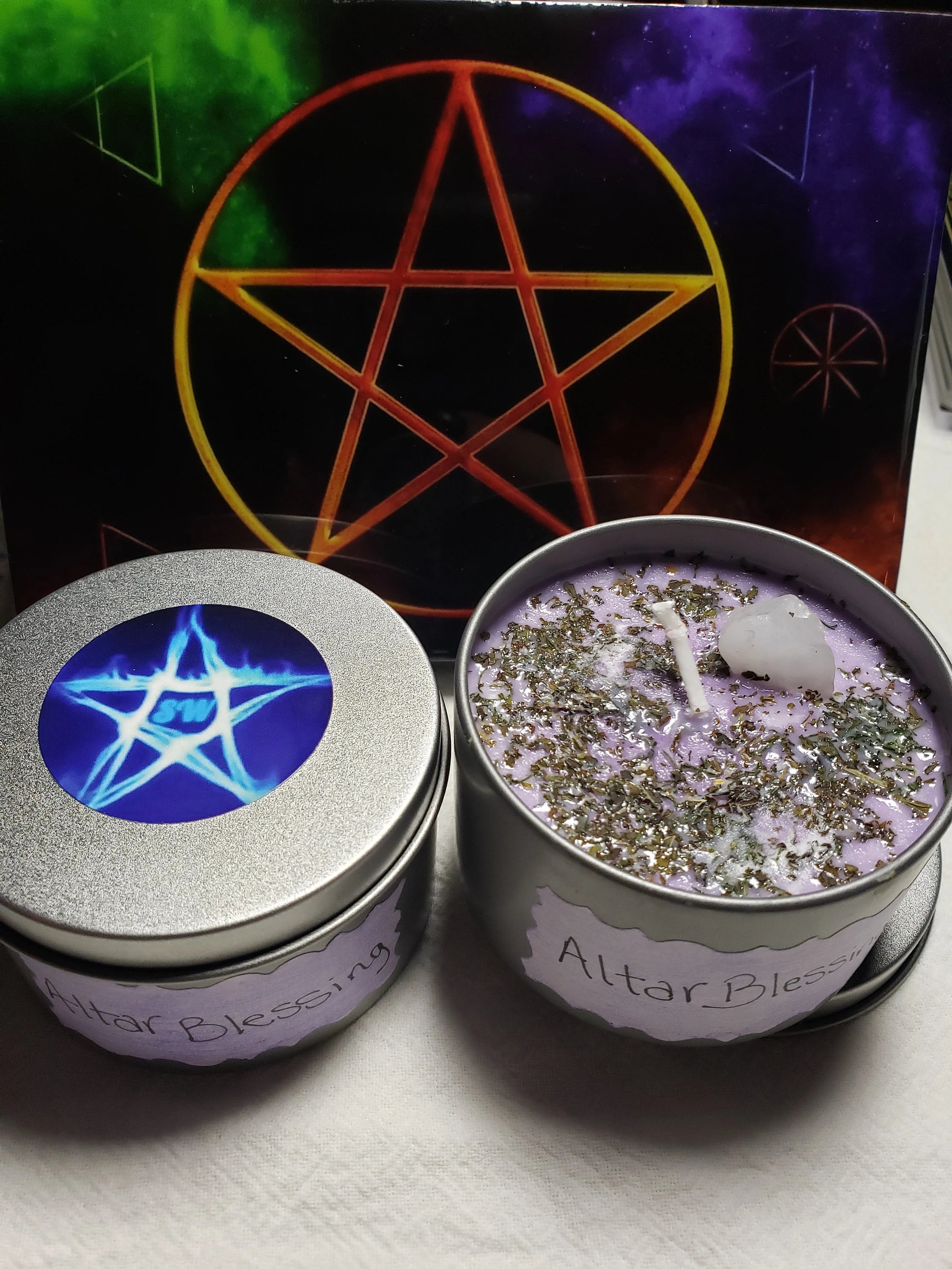 Altar Blessing Spell Candle
