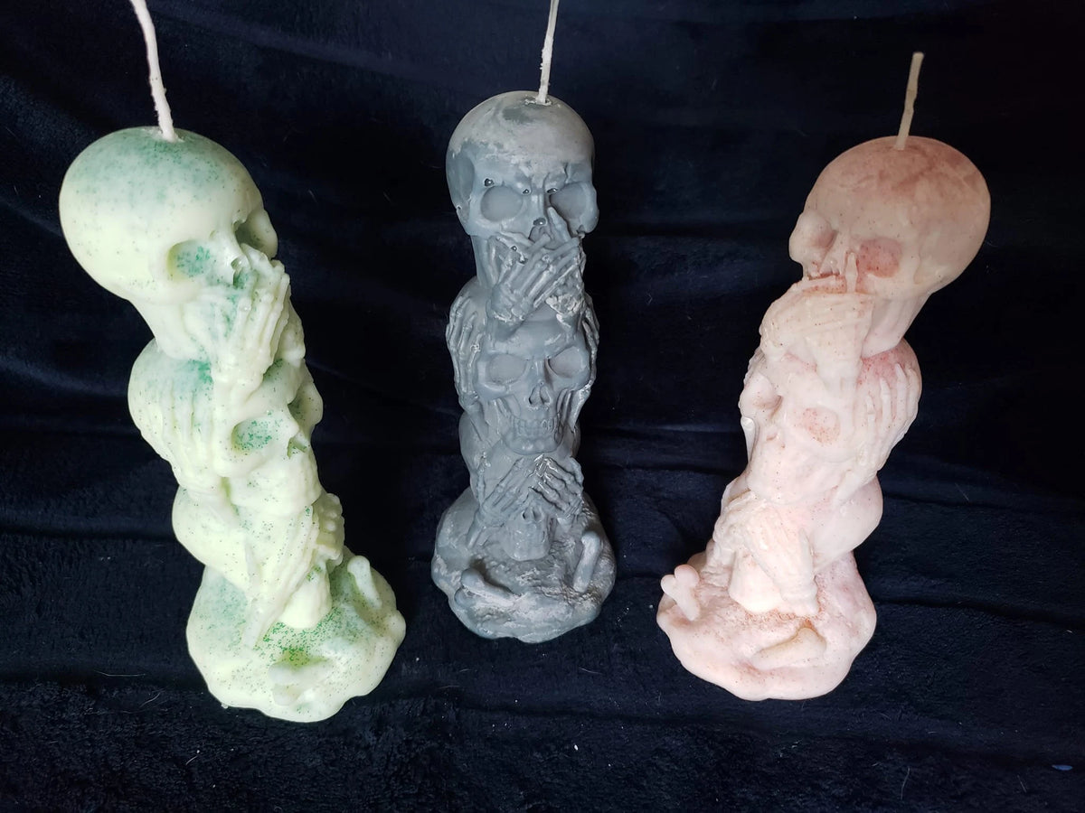 Hear no, See no, Speak no evil Candle
