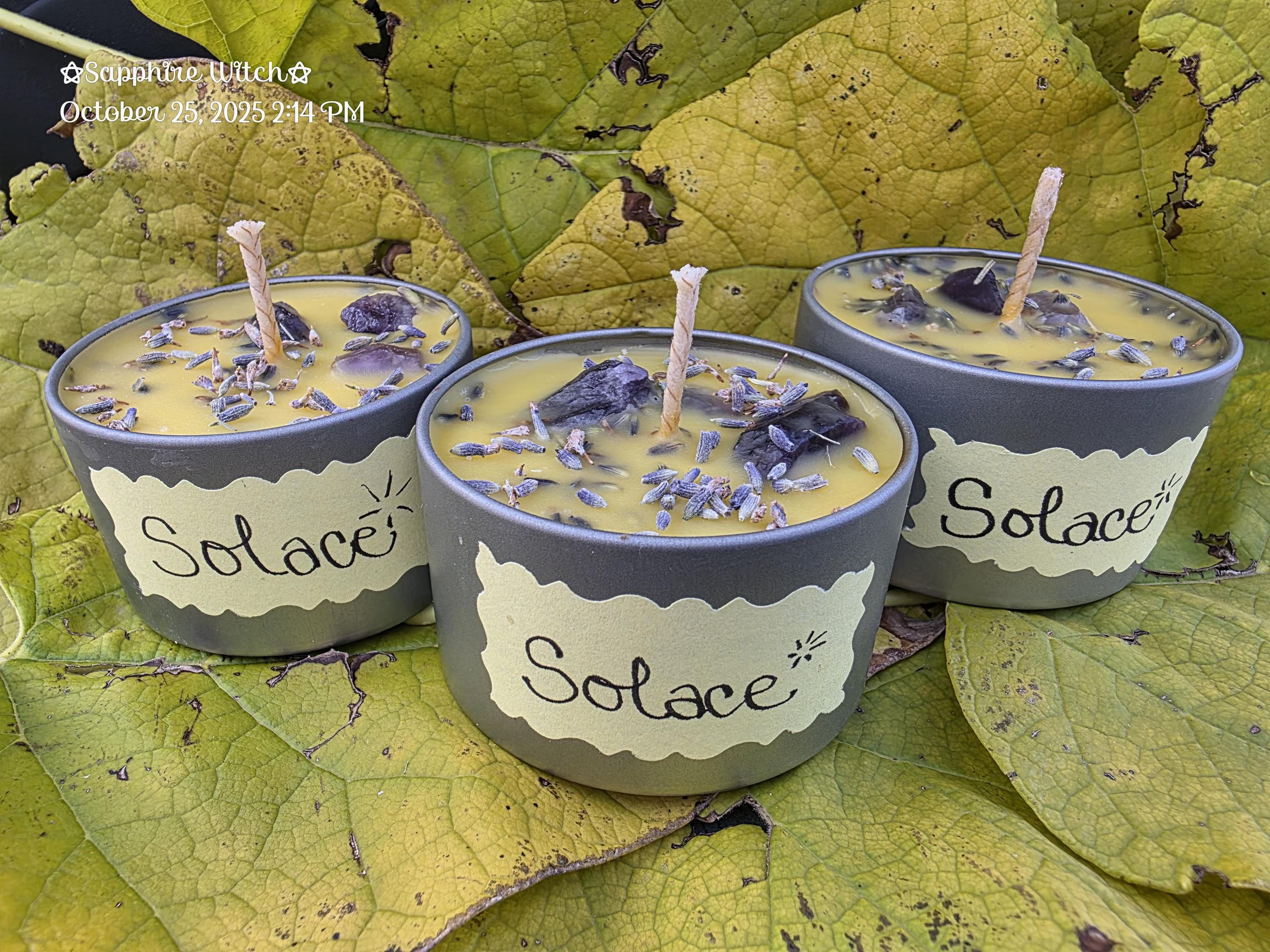 Solace Peace Spell Candle