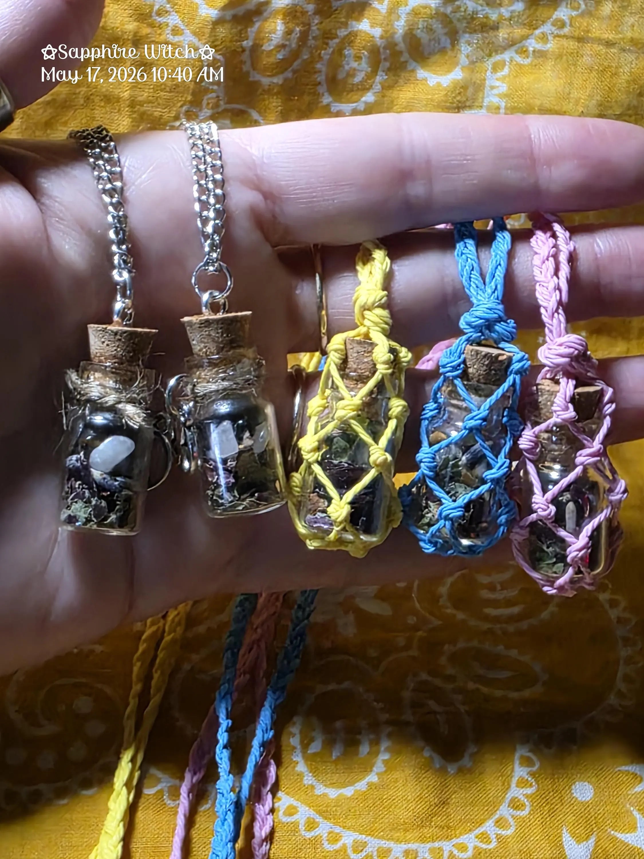 Radiant Peace Spell Bottle