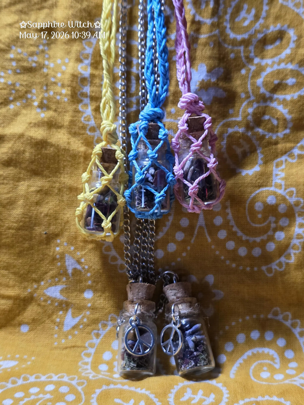 Radiant Peace Spell Bottle