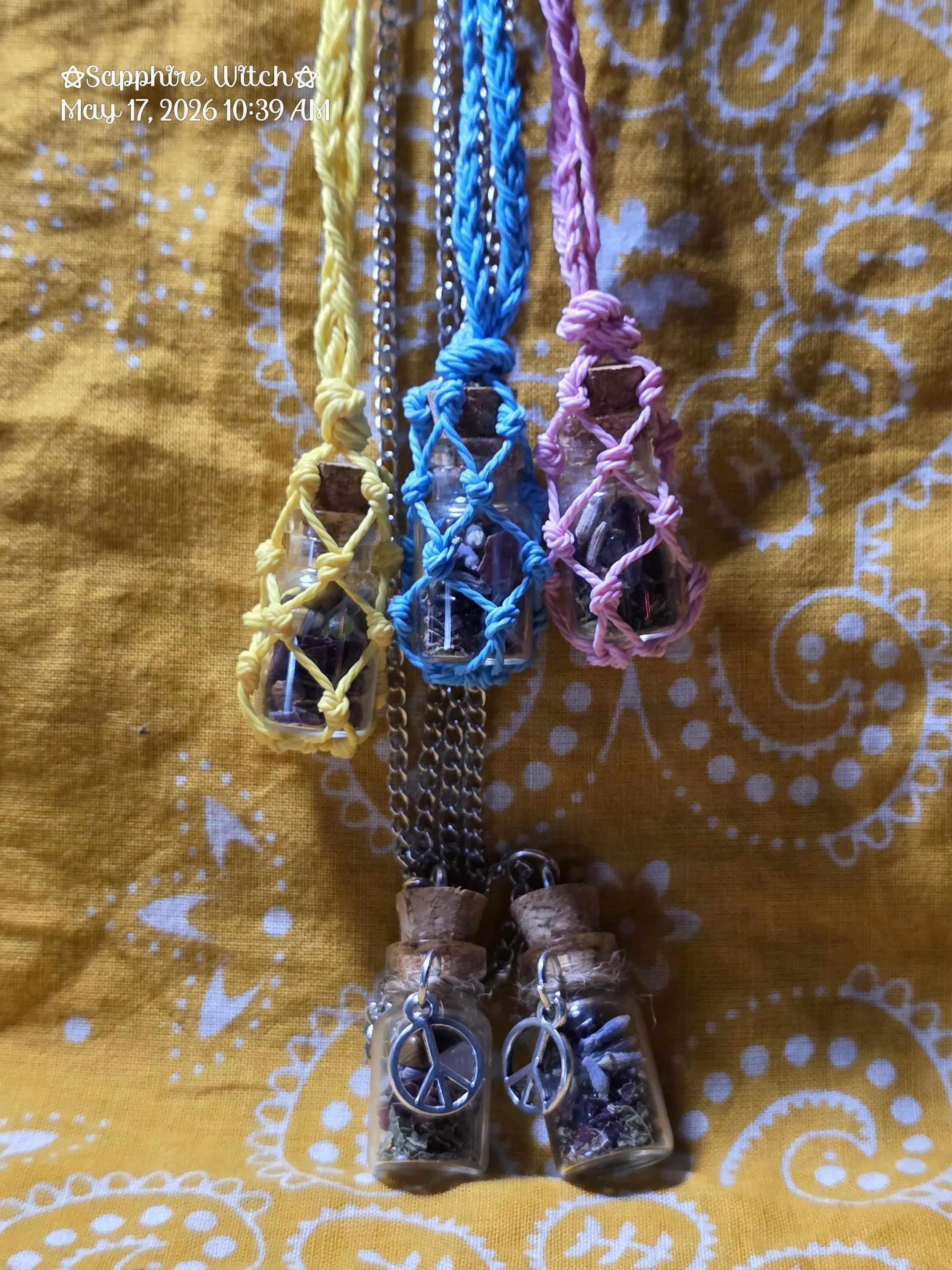 Radiant Peace Spell Bottle